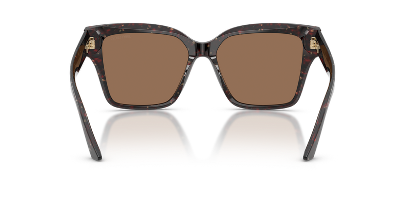 Jimmy Choo JC5003 in Dark Havana Glitter - Temple Detail