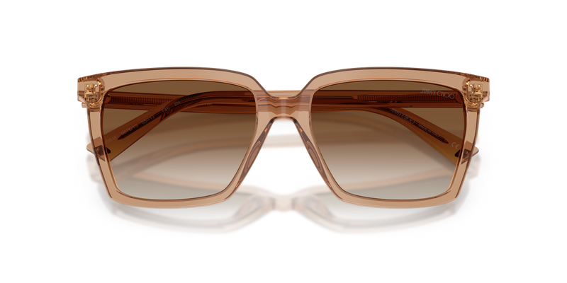 Jimmy Choo JC5051F in Transparent Tan / Brown Gradient (507613) - Alternate View