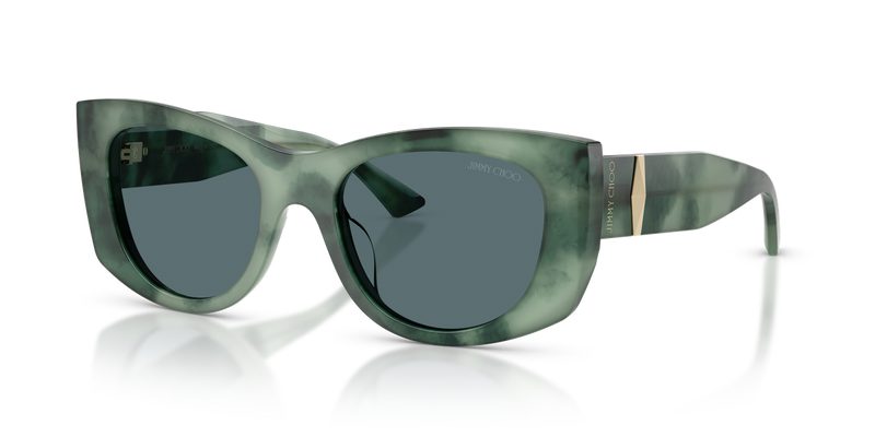 Jimmy Choo JC5066U in Green Havana / Dark Grey (509987) - Alternate View