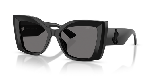 Jimmy Choo JC5074U - Black / Polarized Dark Grey (500081)