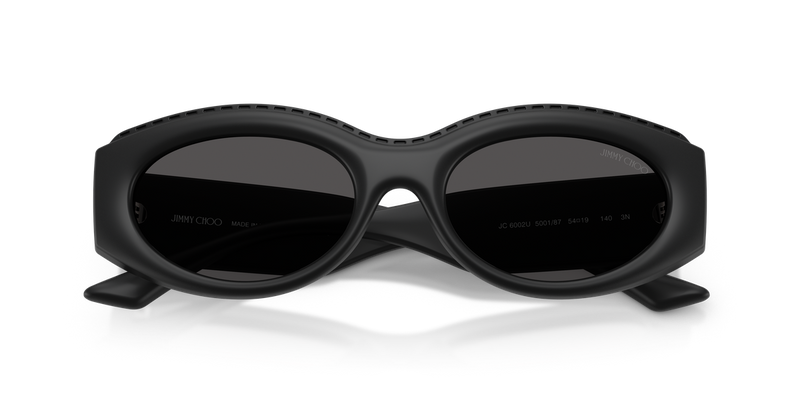Jimmy Choo JC6002U in Matte Black / Dark Grey (500187) - Side View
