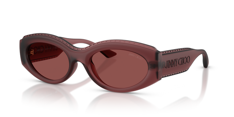 Jimmy Choo JC6002U in Transparent Cranberry / Dark Violet (509375) - Alternate View