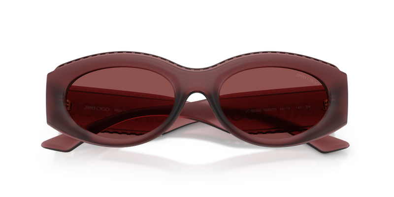 Jimmy Choo JC6002U in Transparent Cranberry / Dark Violet (509375) - Alternate View