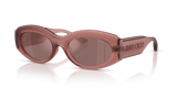 Matte Transparent Pink / Brown Mirror Internal Silver (50946G)
