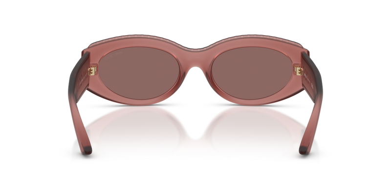 Jimmy Choo JC6002U in Matte Transparent Pink / Brown Mirror Internal Silver (50946G) - Alternate View