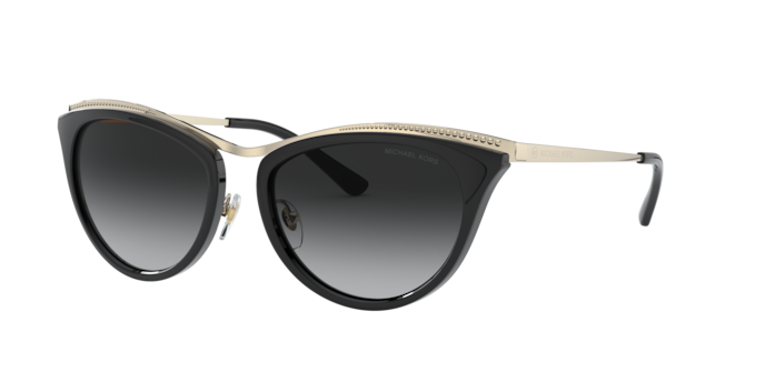 Michael Kors AZUR in Light Gold/Black / Grey Gradient (10148G) - Front View