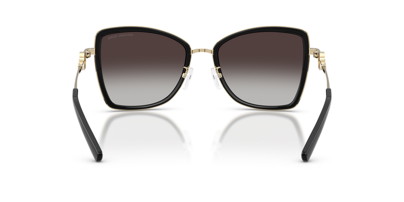 Michael Kors CORSICA in Light Gold/Black / Dark Grey Gradient (10148G) - Temple Detail
