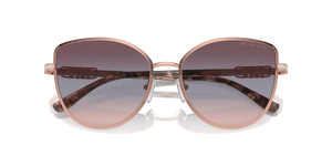 Shiny Rose Gold / Navy To Pink Triple (11080J)