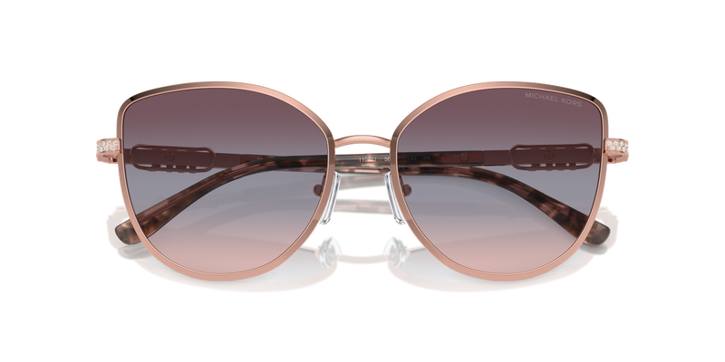 Michael Kors CATALONIA in Shiny Rose Gold / Navy To Pink Triple (11080J) - Side View