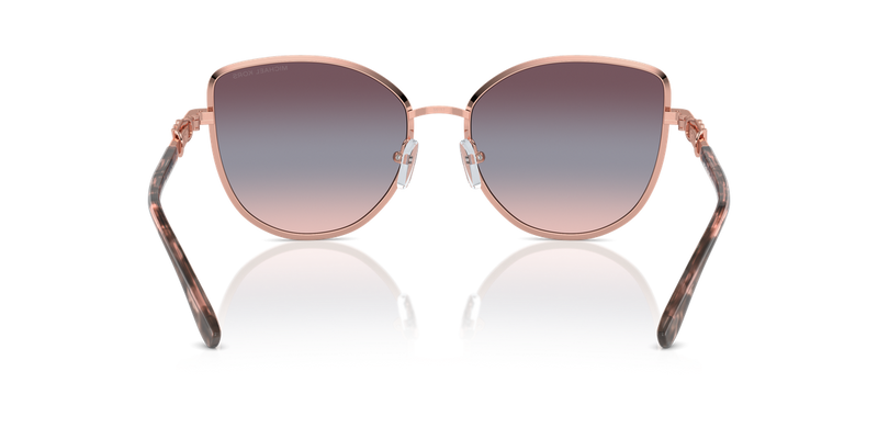 Michael Kors CATALONIA in Shiny Rose Gold / Navy To Pink Triple (11080J) - Temple Detail