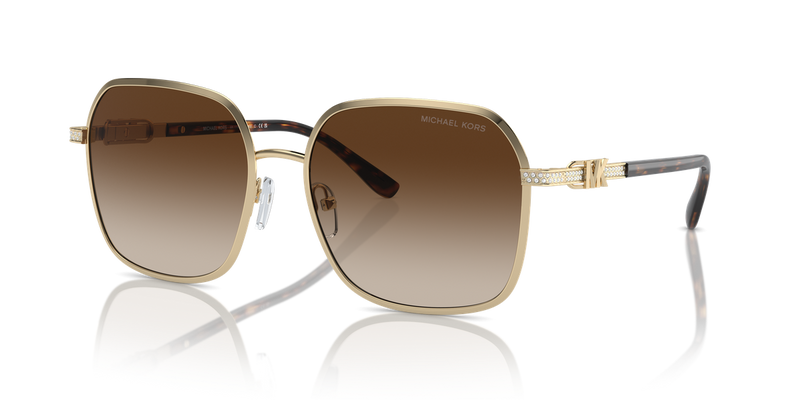 Michael Kors CADIZ in Shiny Light Gold / Brown Gradient (101413) - Front View
