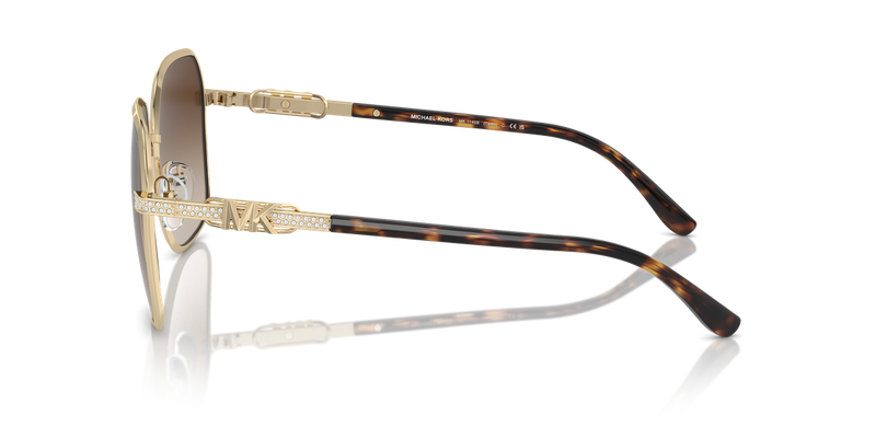 Michael Kors CADIZ in Shiny Light Gold / Brown Gradient (101413) - Back View