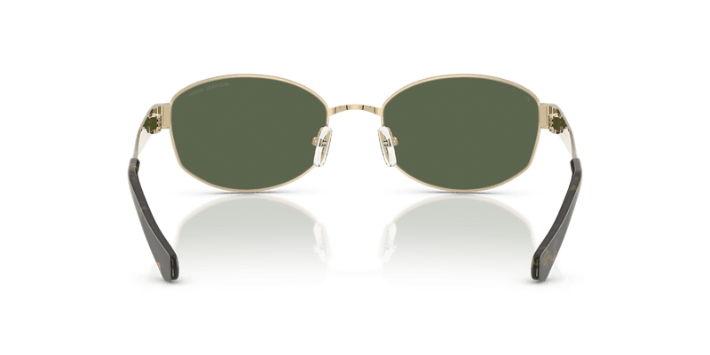 Michael Kors MONTE CARLO in Light Gold / Green Polarized (10149A) - Back View