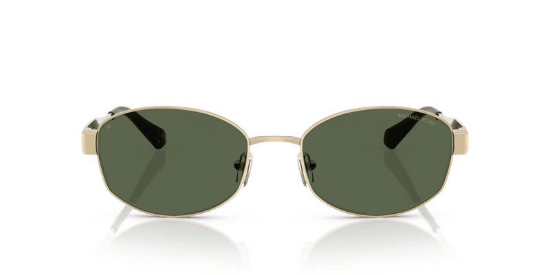 Michael Kors MONTE CARLO in Light Gold / Green Polarized (10149A) - Temple Detail