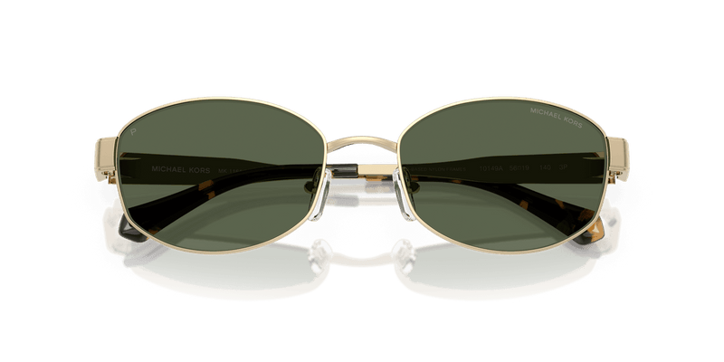 Michael Kors MONTE CARLO in Light Gold / Green Polarized (10149A) - Alternate View