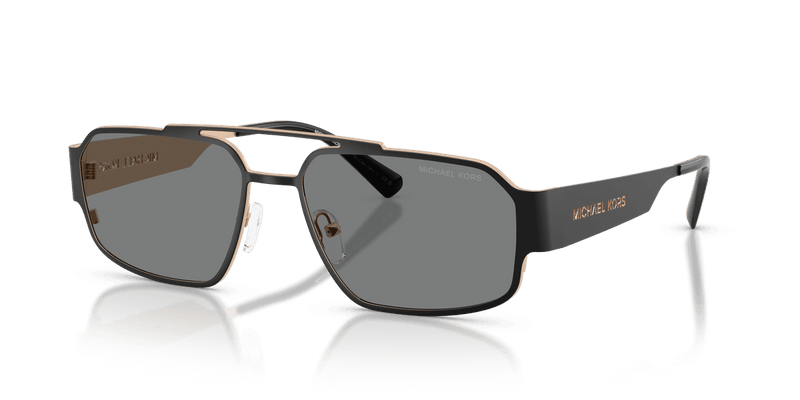 Michael Kors CAPE TOWN in Black Matte / Dark Grey (100587) - Front View