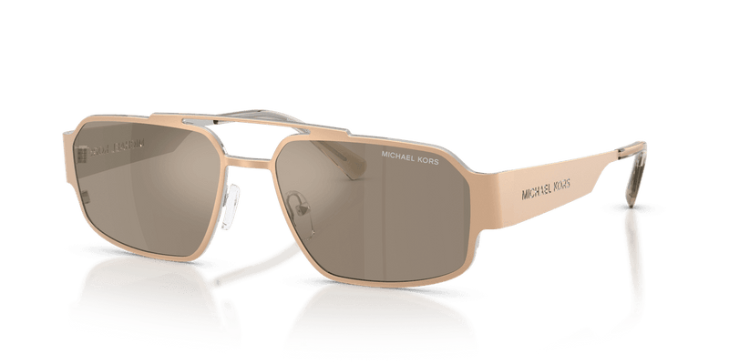 Michael Kors CAPE TOWN in Gold Matte / Brown/Silver Mirror (10145A) - Alternate View