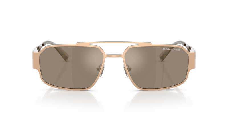 Michael Kors CAPE TOWN in Gold Matte / Brown/Silver Mirror (10145A) - Alternate View