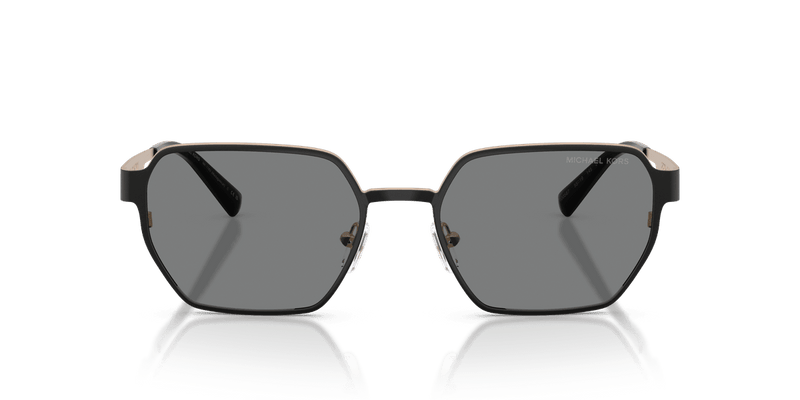 Michael Kors MADAGASCAR in Black Matte / Dark Grey (100587) - Temple Detail