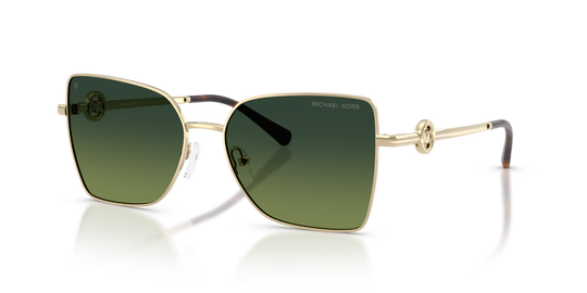 Michael Kors PATRA - Light Gold / Olive Polarized (10143M)