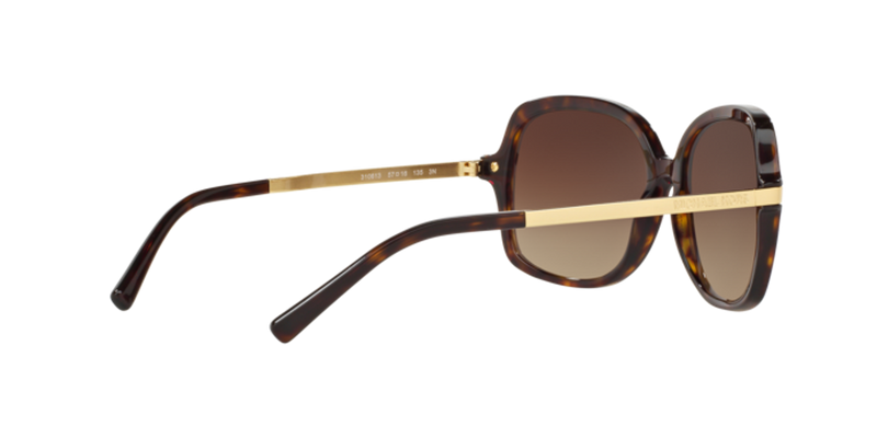 Michael Kors ADRIANNA II in Dark Tortoise - Temple Detail