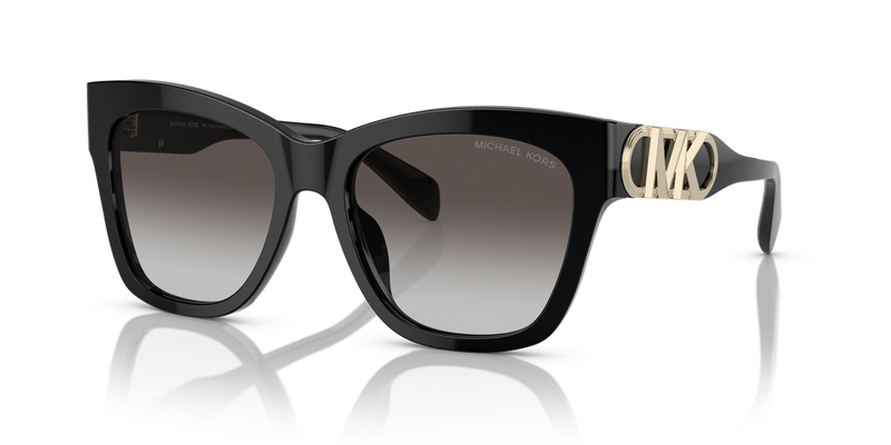 Michael Kors EMPIRE SQUARE in Black / Dark Grey Gradient (30058G) - Front View