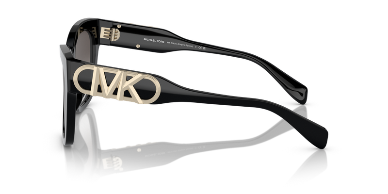 Michael Kors EMPIRE SQUARE in Black / Dark Grey Gradient (30058G) - Back View