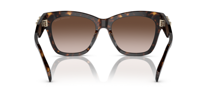Michael Kors EMPIRE SQUARE in Dark Tortoise / Brown Gradient (300613) - Alternate View