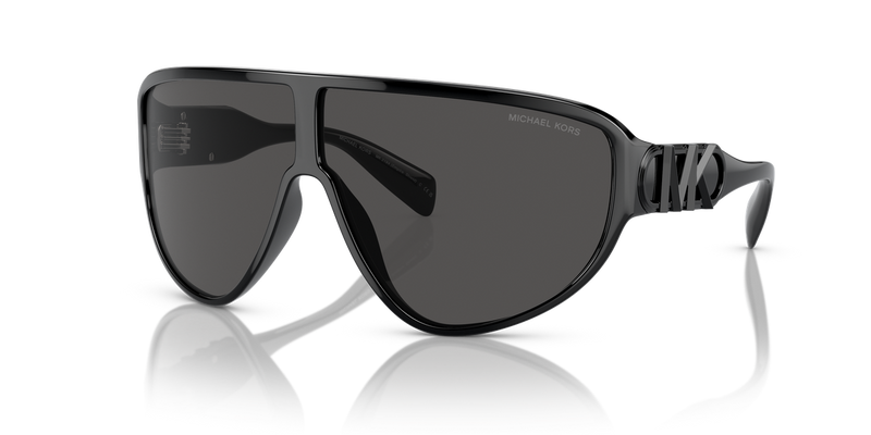 Michael Kors EMPIRE SHIELD in Black / Dark Grey (300587) - Front View