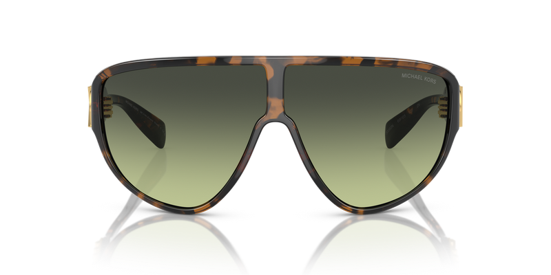 Michael Kors EMPIRE SHIELD in Dark Tort / Light Green Gradient (30060N) - Alternate View
