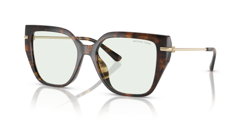 Michael Kors ST. BARTHS in Dark Tortoise / Green Solid Photochromic (3006M1) - Alternate View