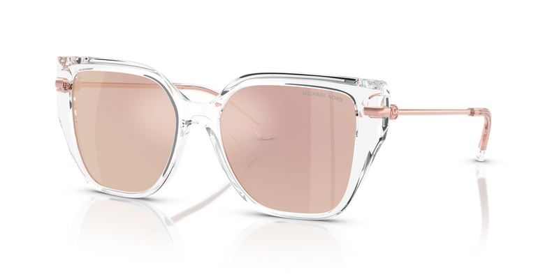 Michael Kors ST. BARTHS in Clear / Rose Gold Polarized (3015M5) - Alternate View