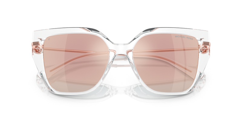 Michael Kors ST. BARTHS in Clear / Rose Gold Polarized (3015M5) - Alternate View