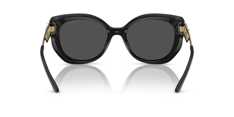 Michael Kors ALICANTE in Black / Dark Grey Solid (300587) - Temple Detail