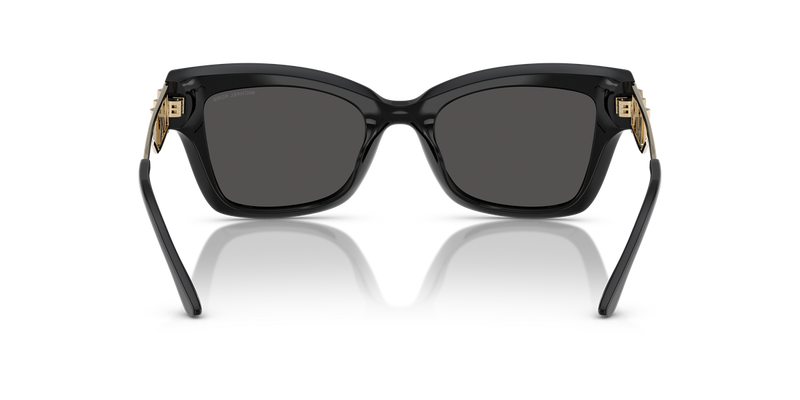 Michael Kors CANTABRIA in Black / Dark Grey Solid (300587) - Temple Detail