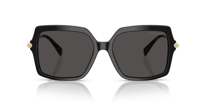 Michael Kors QUOGUE in Black/Amber Tortoise / Dark Grey Solid (395087) - Alternate View