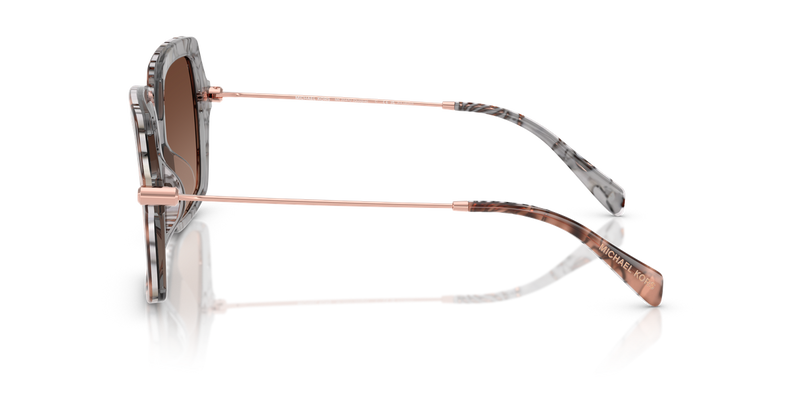 Michael Kors QUOGUE in Pink Tortoise / Brown Gradient Polarized (4017T5) - Alternate View