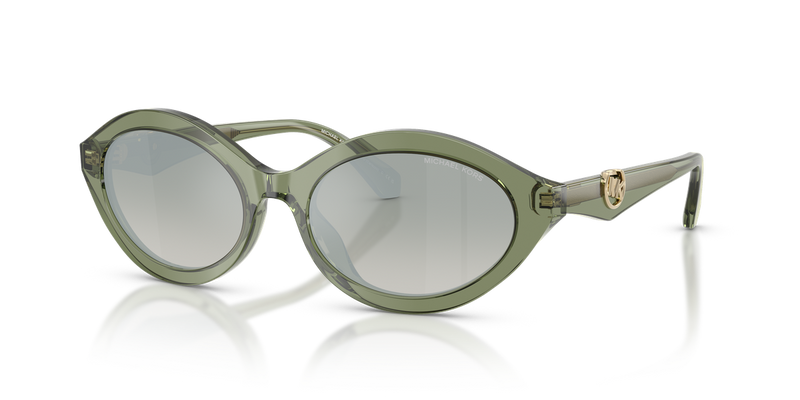 Michael Kors CARLAZZO in Green Transparent / Green Gradient Mirror (3961W0) - Alternate View