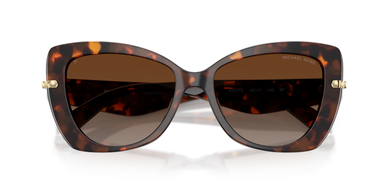 Michael Kors ATLANTA in Luggage Tortoise / Brown Gradient Polarized (4031T5) - Side View