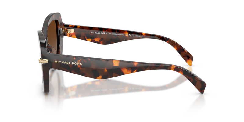 Michael Kors ATLANTA in Luggage Tortoise / Brown Gradient Polarized (4031T5) - Back View
