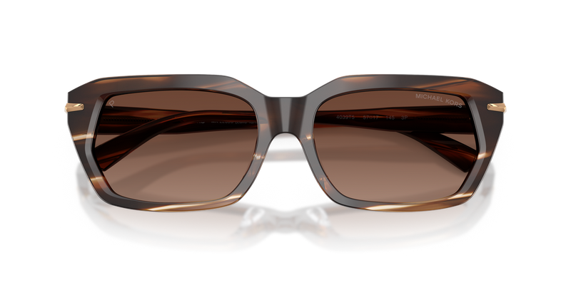 Michael Kors LAKE TAHOE in Brown Horn / Brown Solid Polarized (4039T5) - Alternate View