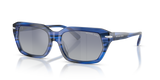 Blue Horn / Grey Gradient Blue Mirror (40416I)