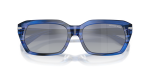 Blue Horn / Grey Gradient Blue Mirror (40416I)