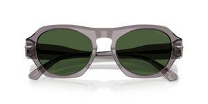 Grey Transparent / Green (340071)