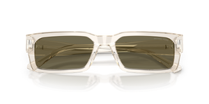 Beige Transparent / Brown Green (40503)