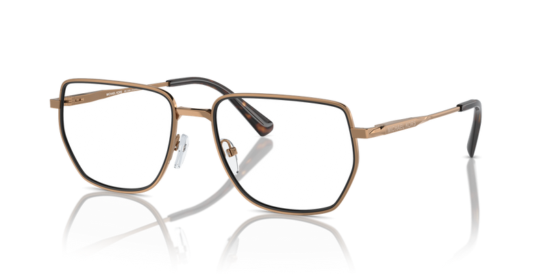 Michael Kors STEAMBOAT in Shiny Gold / Demo Lens (1899) - Front View