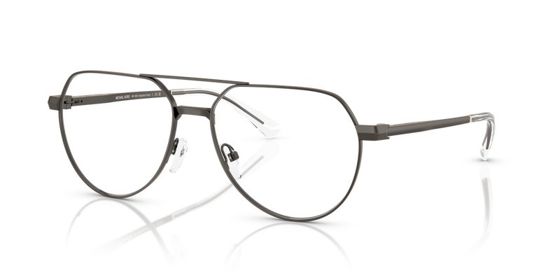 Michael Kors HIGHLAND PARK in Matte Gunmetal / Demo Lens (1002) - Front View