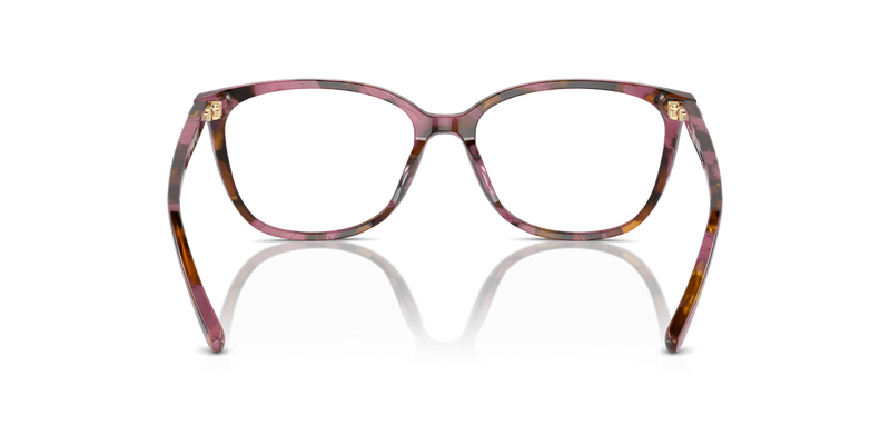 Michael Kors SANTA CLARA in Plum Graphic Tortoise / Demo Lens (3998) - Alternate View