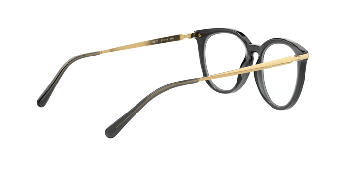 Michael Kors QUINTANA in Dark Grey Transparent / Demo Lens (3332) - Temple Detail