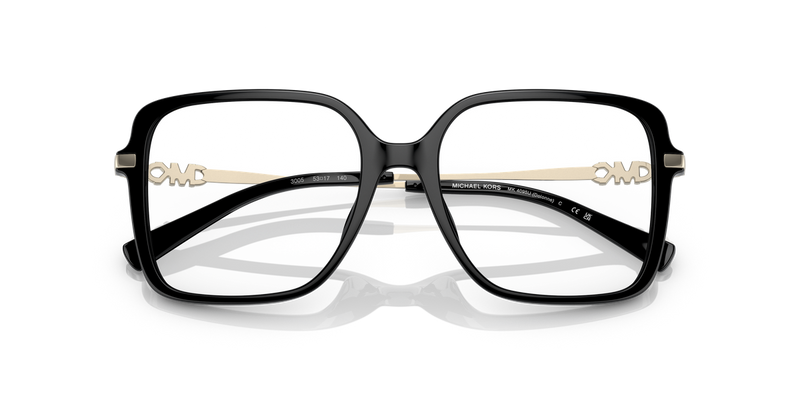Michael Kors DOLONNE in Black / Demo Lens (3005) - Side View